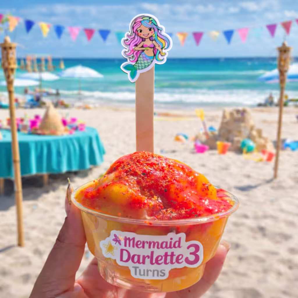 Fresh fruit sorbet